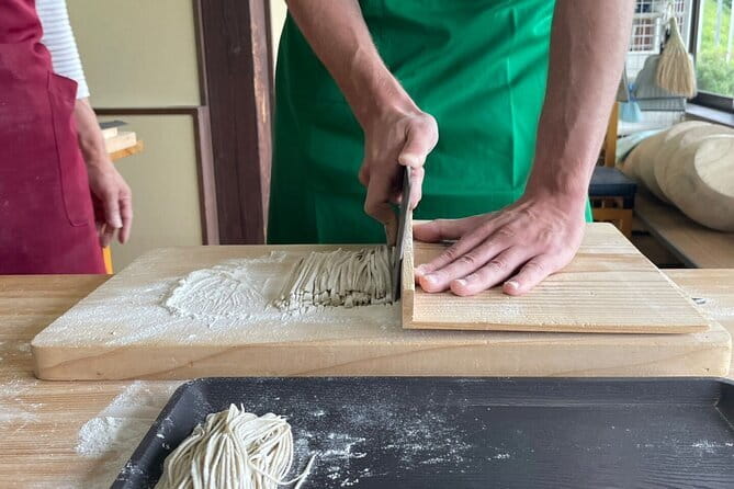 1-Day Togakushi Tour: Soba making, Ninja Town, and Hidden Shrines - Soba making at Tonkururin