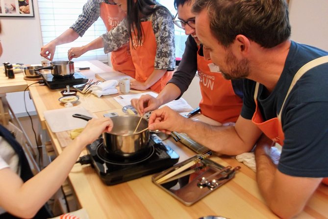 3-Hour Small-Group Sushi Making Class in Tokyo - Making tamagoyaki, the tricky but rewarding part