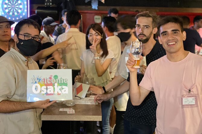 3Hour Osaka Pub Crawl Bar Hopping Nightlife Guided Tour in Namba - 7 p.m. at HUB Shinsaibashi