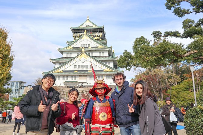 5-Hour Osaka Bike Tour to the Neighborhood of Osaka Castle - Arriving at Osaka Castle by bicycle