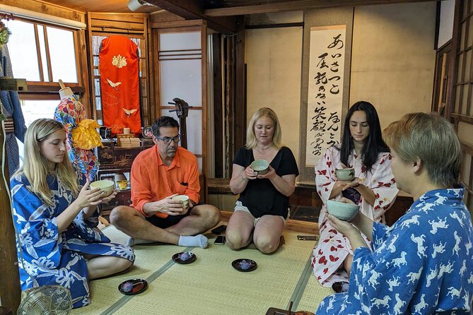 A Unique Antique Kimono and Tea ceremony Experience in English - Selecting an antique kimono and obi
