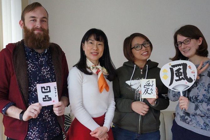 Authentic Japanese calligraphy class in Tokyo! Kanji your name - Your first lesson in Japanese writing systems