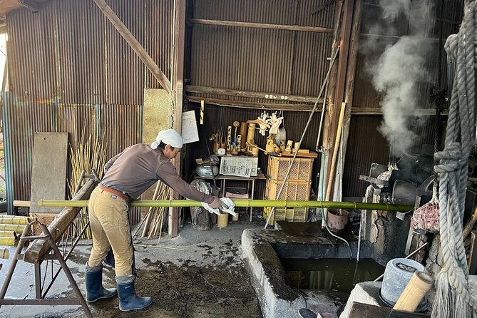 Become a local! A Walking Tour of Arts, Crafts&Onsen Culture - Nagai Bamboo Factory: craft with a century of practice