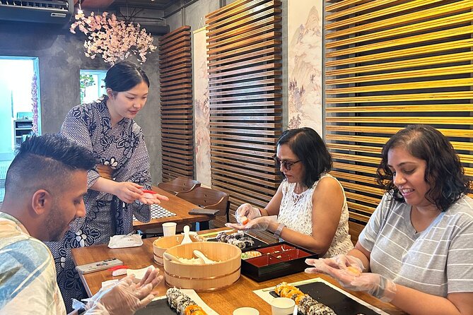 Best Sushi Making Class in Tokyo: Sushi Making Class Shibuya - Rolling a California roll from scratch