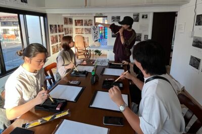 Calligraphy Class for Beginners in a Century-old Japanese House