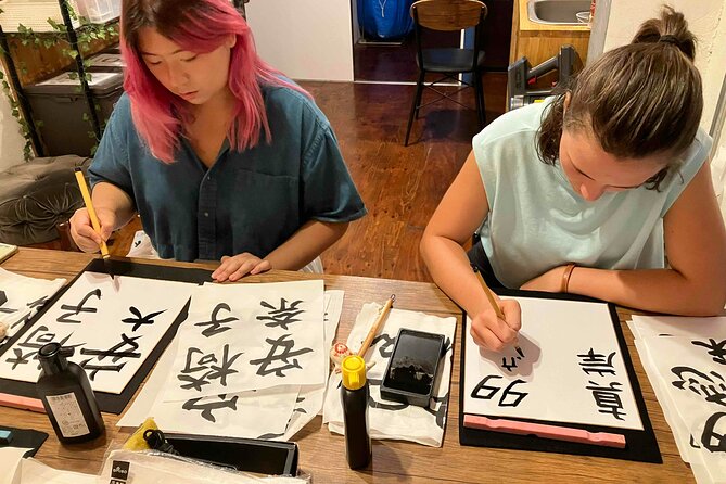Calligraphy Culture SHODO Experience in Tokyo - Making The Final Calligraphy Board