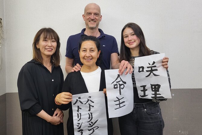 Calligraphy Workshop in Namba, Dotonbori - Pairing the class with Dotonbori and Kuromon Market
