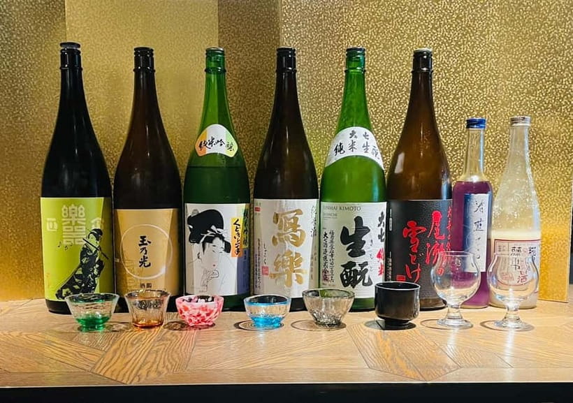 Casual Japanese sake tasting and snack experience, Kabukicho - Comparing eight drinks, including hot and cocktail styles