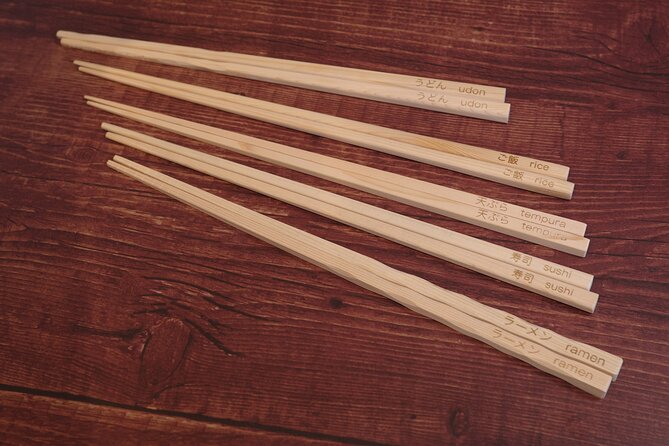 Craft Your Own Elegant Handmade Chopsticks from Scratch - The 55-minute chopstick-making session