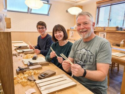 Crafting Your Own Chopsticks in Shinjuku