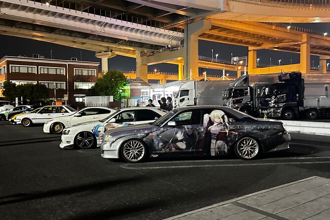 Daikoku Car Club Temporary Membership - Rainbow Bridge and Tokyo Bay views