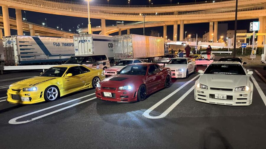 Daikoku & Tokyo JDM Night Tour in R34 or TopSecret R35 GT-R - Hotel pickup and the first ride