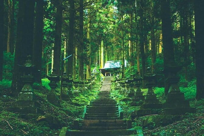 Day Tour to Miyazaki Takachiho Gorge & Shrine depart from Fukuoka - Amanoiwato Shrine and the story of Amaterasu