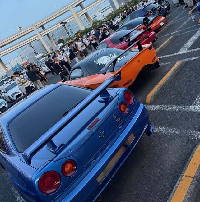 EVO, WRX, Skyline – JDM Night Run to Daikoku Car Meet - The ride to Daikoku: tunnels, music, and Tokyo at speed