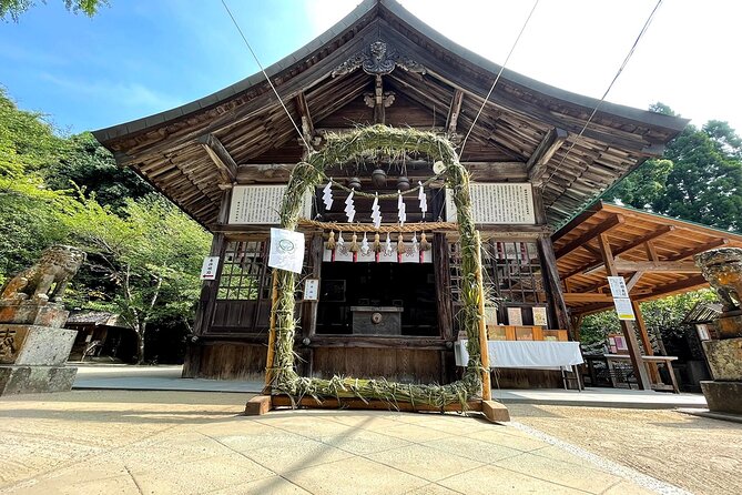 From Fukuoka Kyushu Itoshima Hidden Gems Day Tour - Sakurai Futamigaura frames the sea beautifully