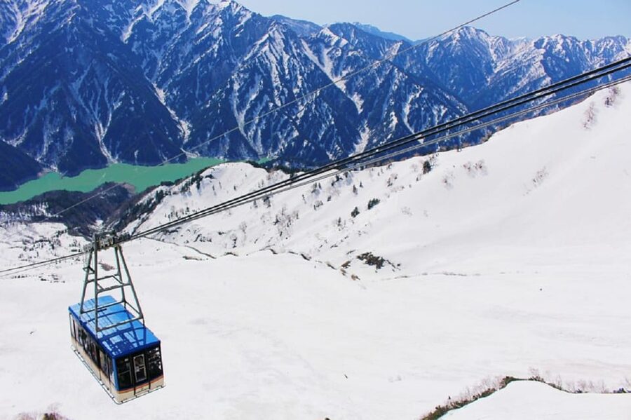 From Nagano: Tateyama-Kurobe Alpine Route - Kurobe Dam: engineering on a massive scale