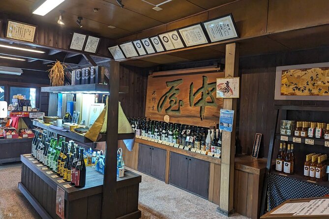 Fuji Highlights Group Car Tour by Shimizu Port with Local Guide - Sake tasting at Fuji Takasago Brewery