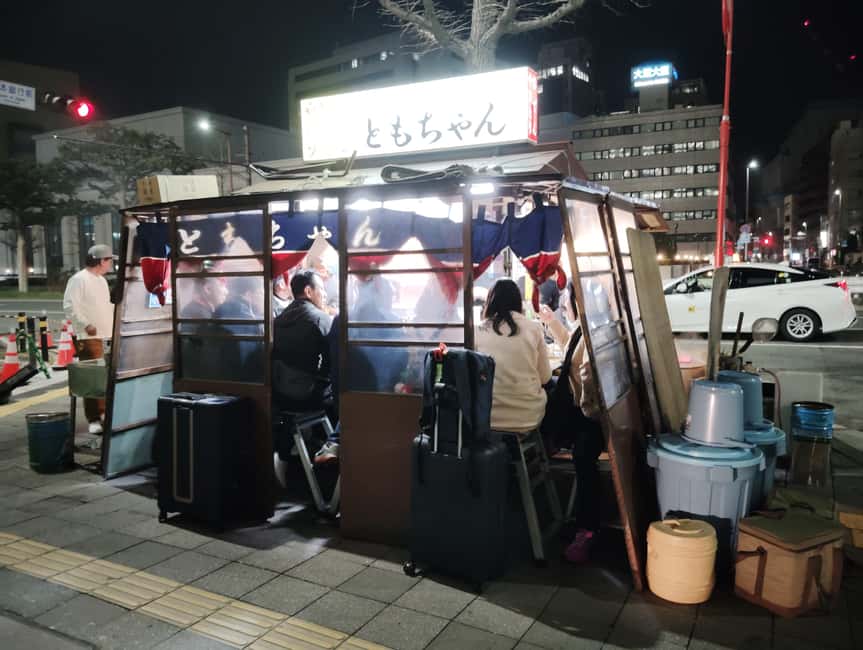 Fukuoka: Nakasu Food Stall Private Guided Tour with Tastings - What you may eat at the stalls
