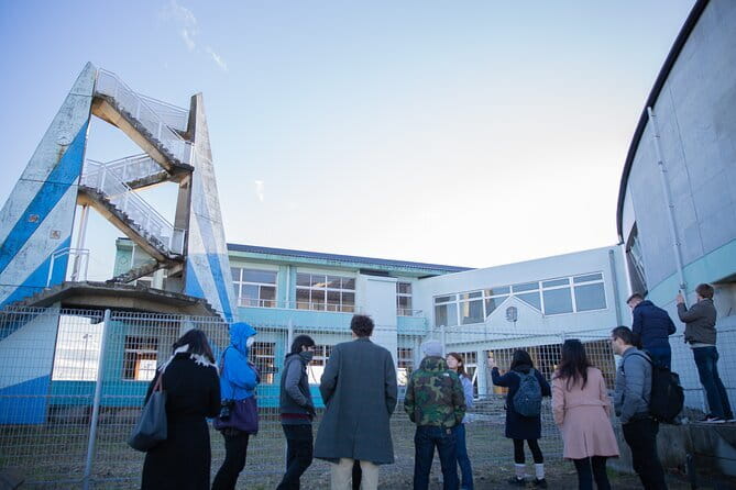 Fukushima Daiichi Nuclear Power Plant visit 2 day tour - Entering Fukushima Daiichi Nuclear Power Plant