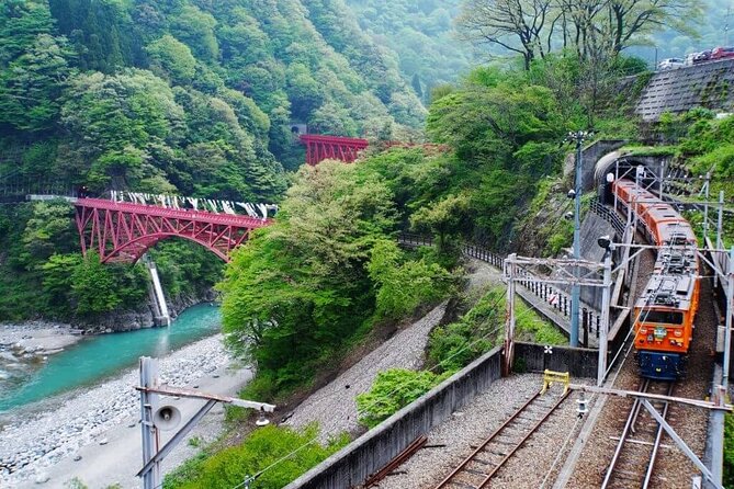 Full Day Tour to Kurobe Gorge and Unazuki Onsen from Kanazawa - Nekomata Station and a focused gorge visit