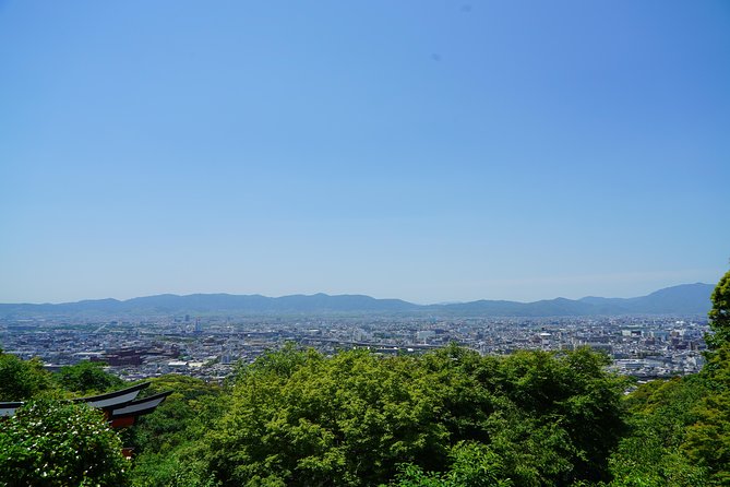 Fushimi Inari Hidden Hiking Tour (Private Option Available) - The view toward Fushimi-Momoyama Castle