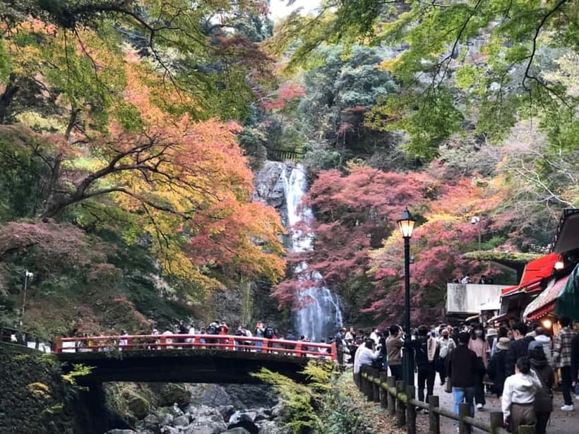 Get to know Minoo from Osaka. Katsuoji Temple, Ryuanji Waterfall and Ryuanji Temple - Meeting at HEP FIVE and leaving Osaka