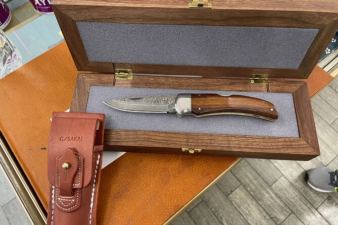 Gifu Samurai Sword Town;Japanese Damascus Knife Making Experience - Assembling, polishing, and sharpening your own knife