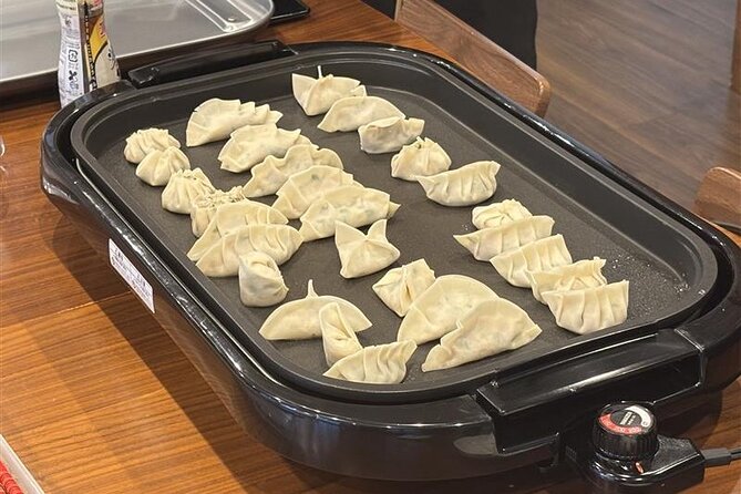 Gyoza Making from Scratch- Tokyo Ultimate Cooking Class - Pan-frying yaki-gyoza