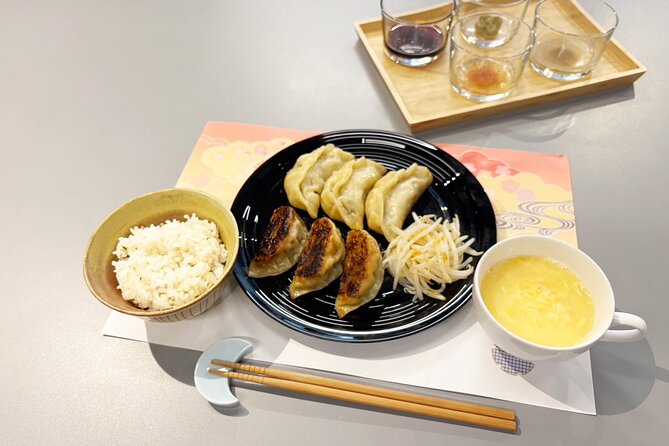 Gyoza Making from Scratch- Tokyo Ultimate Cooking Class - Kneading dough and preparing the filling