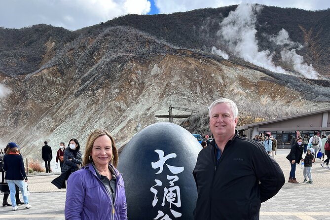 Hakone Full-Day Private Tour(Tokyo DEP.) with Government-Licensed Guide - The ropeway and Owakudani’s volcanic ground