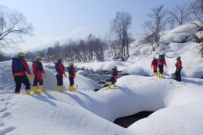 Half Day - Snow View Rafting in Niseko - The riverbank stop, hot drinks, and snow play