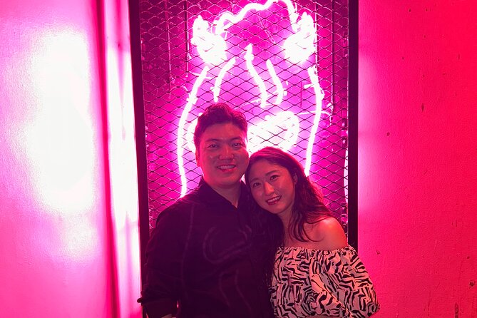 Hidden Gems and Bustling Districts of Osaka Night Tour - The Pink: LED lights and a club-first atmosphere