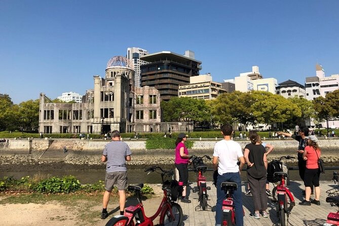 Hiroshima 3hr Peace Cycling Tour with Local Guide - Hiroshima Castle and Gokoku Shrine: the city before and after the bomb
