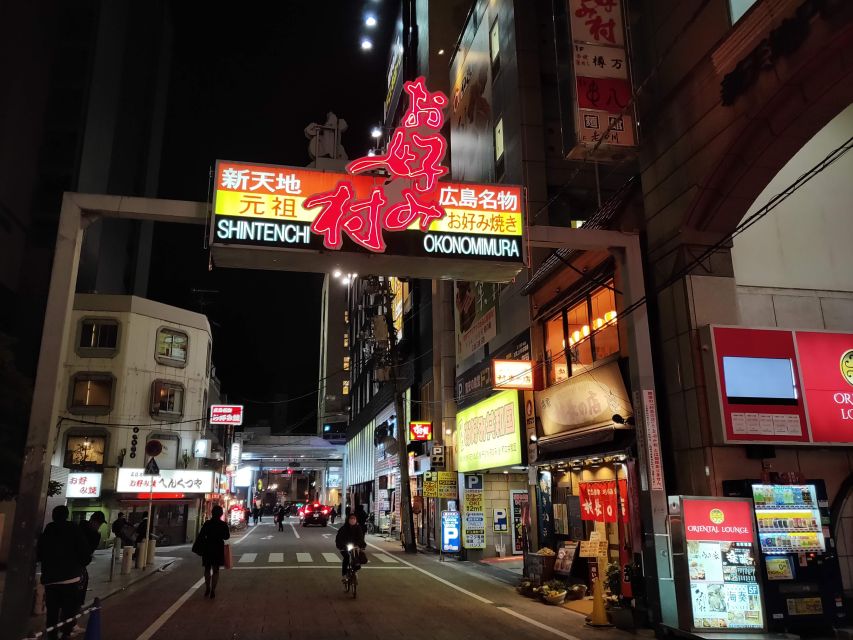 Hiroshima: Food and Culture Guided Walking Tour with Dinner - Nagarekawa Dori and Hiroshima’s evening atmosphere