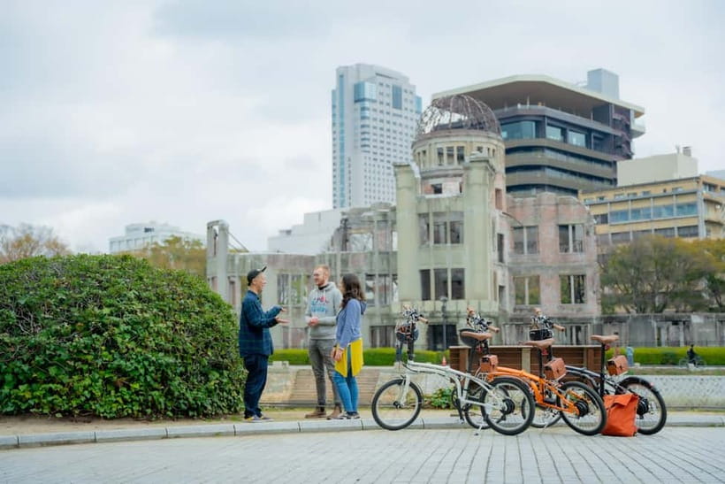Hiroshima: Peace Cycling Tour with Local Guide - Electric bikes, comfort, and group pace