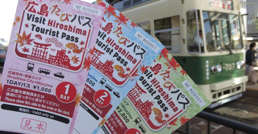 Hiroshima:Visit Tourist Pass(1, 2, 3day and 3day middlearea) - Riding Hiroshima’s trams to the Atomic Bomb Dome