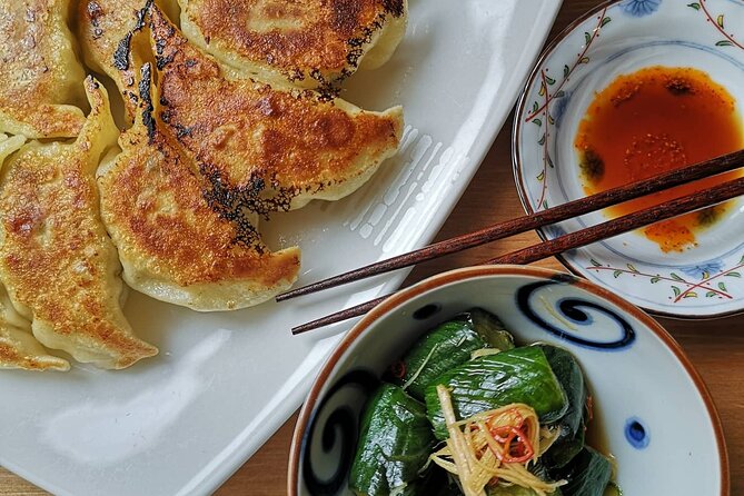 Home style Ramen and Homemade Gyoza in Kyoto - Sitting down to eat what you prepared