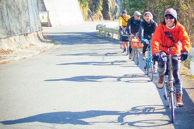 Iya Valley BROMPTON Slow Cycling Tour - Stopping at Hi no Ji Bend and the Peeing Boy