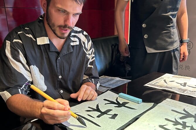 Japanese Calligraphy - Shodo - Lesson (near Kyoto Station) - Who Will Enjoy This Activity Most?