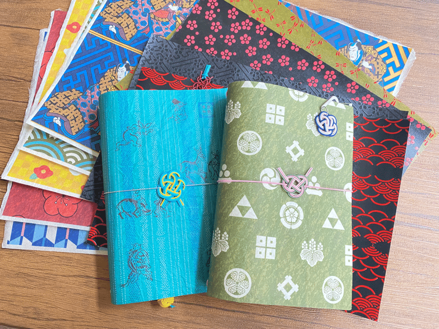 Japanese paper Notebook and Mizuhiki Belt Bookmark Workshop - What to plan before arriving