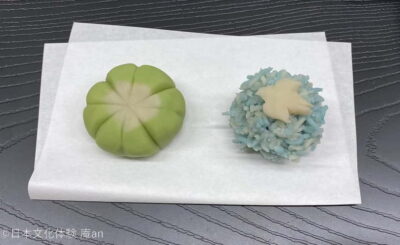 Japanese Traditional Sweets making