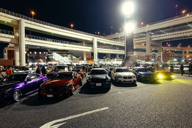 JDM Experience with Fast&Furious RX-7 (English speaking Driver) - Daikoku Parking Area and the real car meet