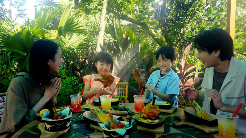 JUNGLIA Ticket in Okinawa - Food and the separate spa option