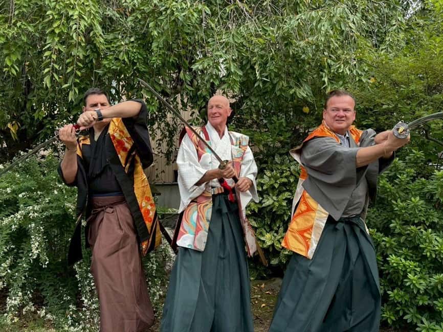 Kanazawa: Samurai Swordsmanship Lesson at a rented temple - Temple photographs and video souvenirs