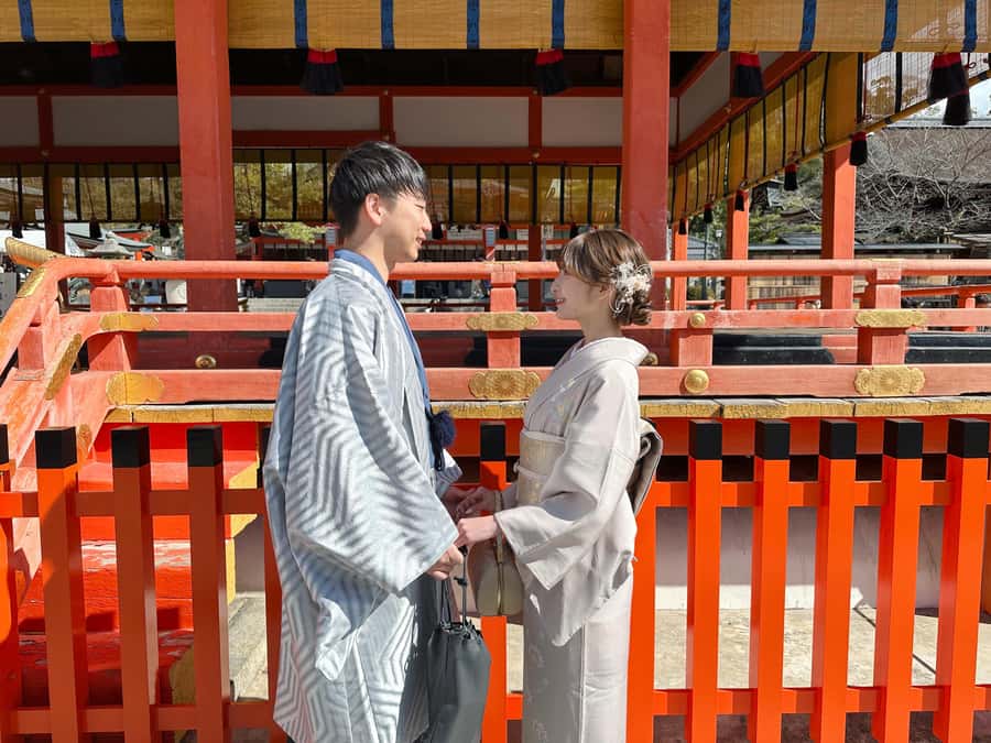 Kanazawa:Traditional Experience -kimono rent at wargo - Hair styling and the Deluxe Plan