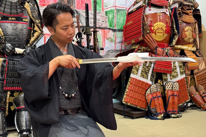Katana Shopping with Professional Guidance in Kyoto - Looking at blades with real age and character