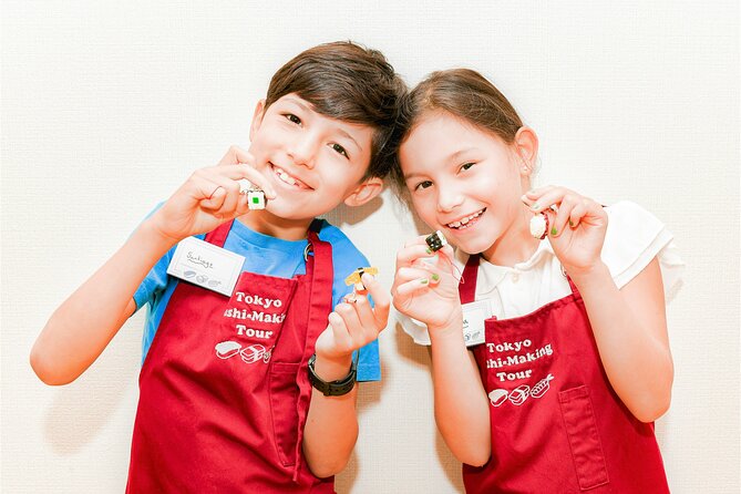 Kid-Friendly Sushi Making Class in Tokyo (English-Led) - Four sushi projects keep the class moving