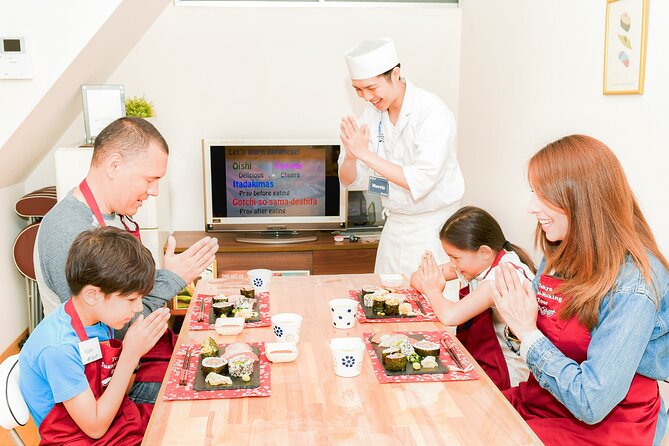 Kid-Friendly Sushi Making Class in Tokyo (English-Led) - Raw fish and dietary planning