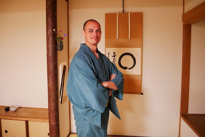 Kimono and Tea Ceremony in Miyajima - A table-style ceremony, not floor seating
