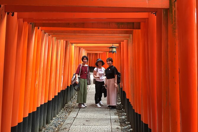 Kyoto 6h Private Tour Fushimi Inari, Kiyomizu, Gion & Hidden Gems - Fushimi Inari’s orange torii gates